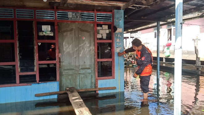 Beberapa Wilayah Kembali Terendam, BPBD Kobar Imbau Masyarakat Tetap Siap Siaga