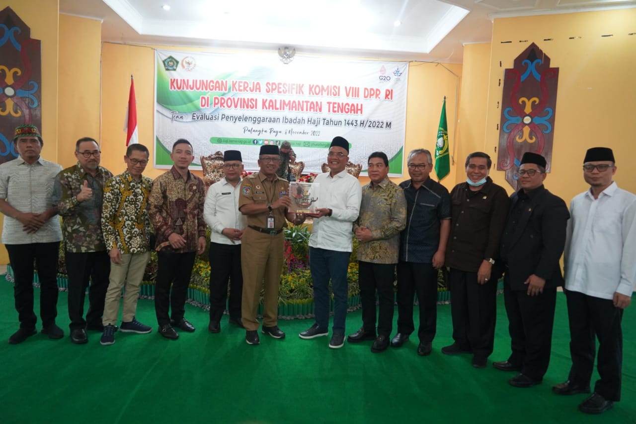 Kunjungan Komisi VIII, Asisten Bidang Pemkesra Katma F. Dirun Harapkan Ada Penambahan Kuota Jamaah Haji di Kalteng