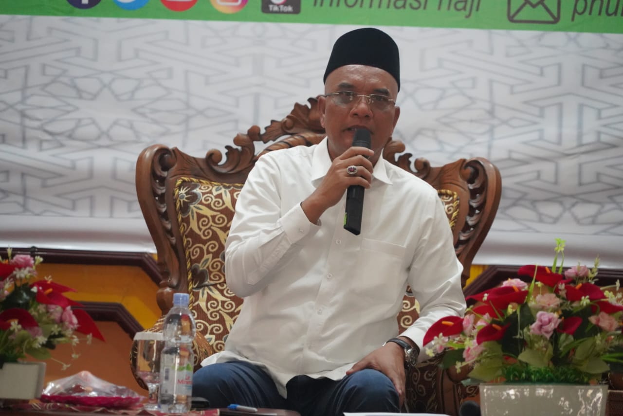 Kunjungan Komisi VIII, Asisten Bidang Pemkesra Katma F. Dirun Harapkan Ada Penambahan Kuota Jamaah Haji di Kalteng