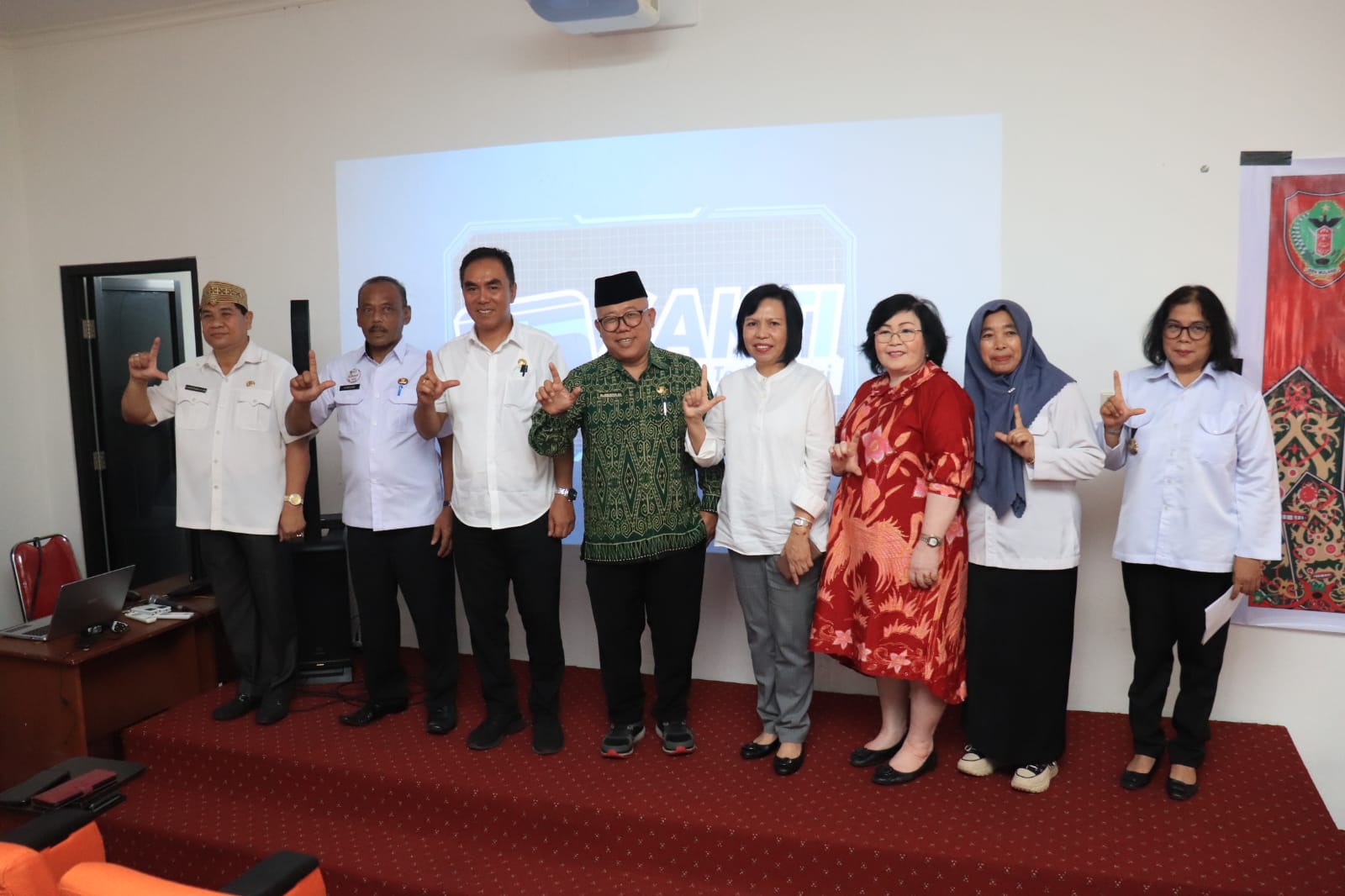 Dispursip Gelar Sosialisasi dan Peluncuran Satu Kartu Terintegrasi serta Informasi Layanan Perpustakaan Nasional di Prov. Kalteng