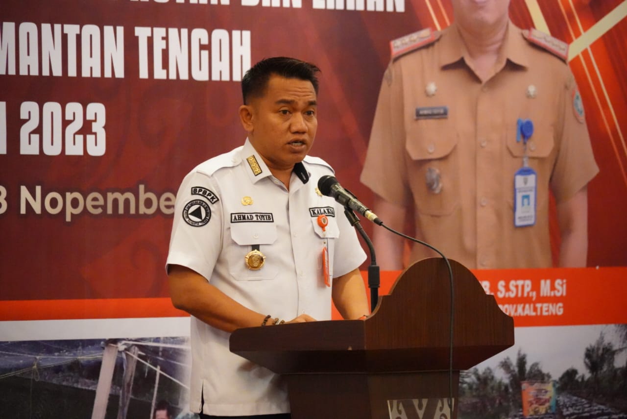 Sahli Gubernur KSDM Suhaemi Buka Rakor Penyelenggaraan Penanganan Pasca Karhutla Prov. Kalteng Tahun 2023