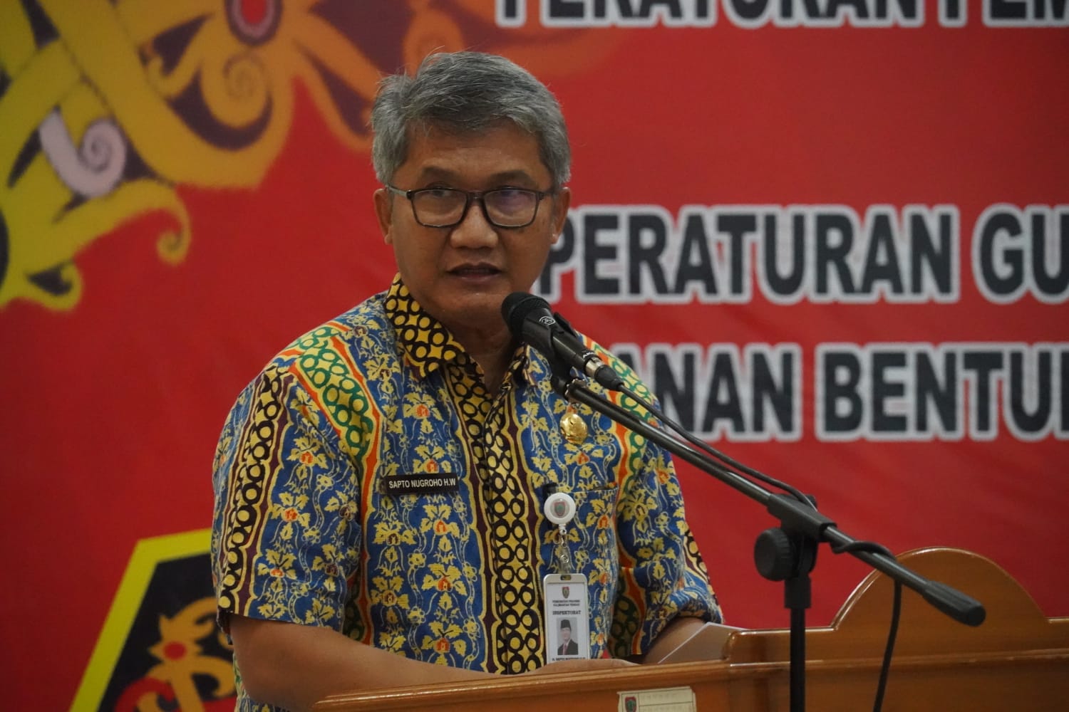 Sapto Nugroho : PNS Sebagai Pelayan Publik, Harus Mampu Menjadi Perekat Persatuan dan Kesatuan Bangsa