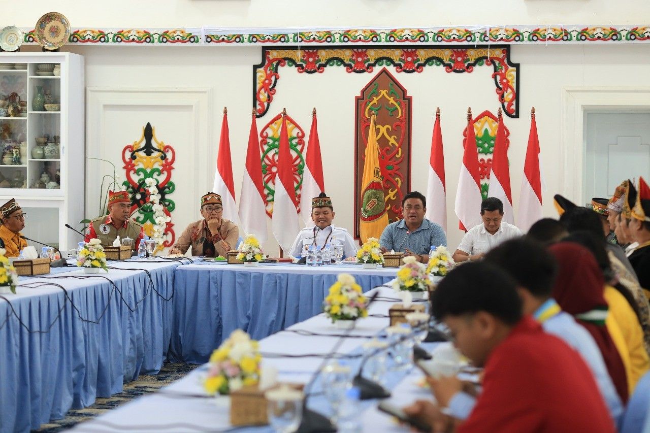 Gubernur Kalteng Ajak Organisasi Cipayung dan Ormas Kalteng untuk Peduli Terhadap Musibah di Pulau Sumatera