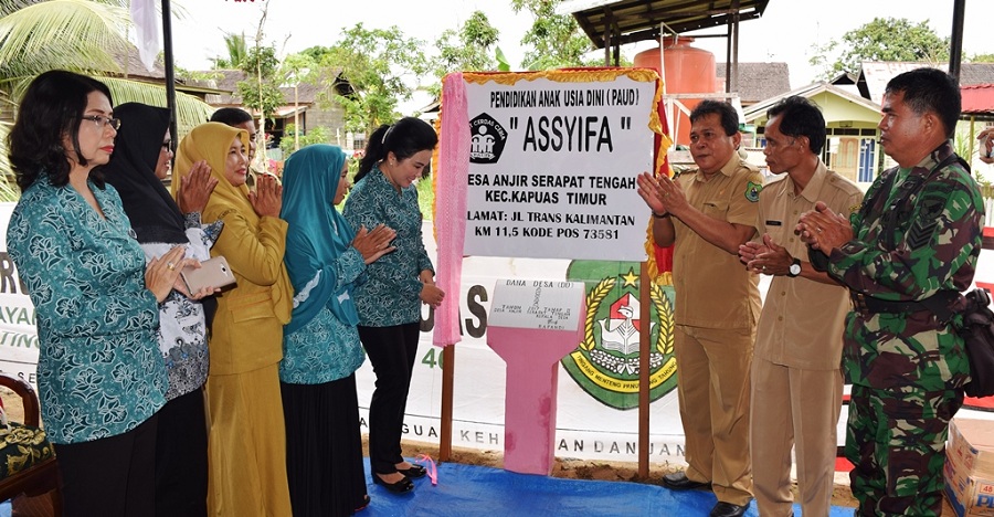 Ketua TP PKK Resmikan Gedung Paud Assyifa