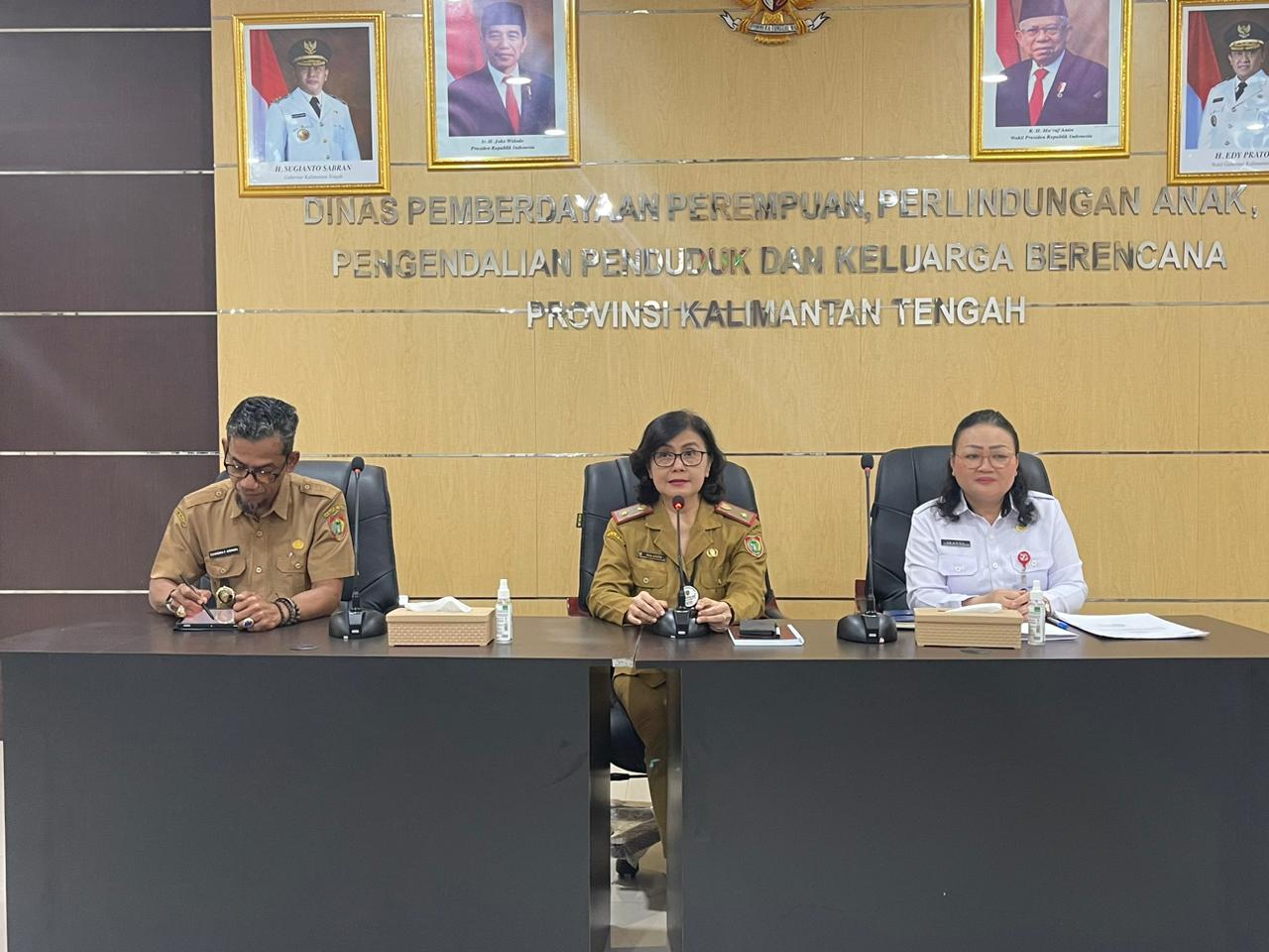 Tim Percepatan Penurunan Stunting Provinsi Kalteng Lakukan Konsolidasi Internal Bersama Perangkat Daerah Terkait