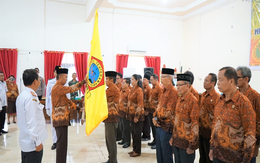 Pengukuhan PWRI dan KERTA Kabupaten Barito Selatan Masa Bakti 2024-2029