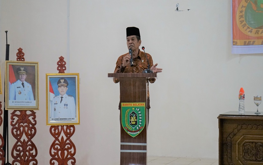 Pengukuhan PWRI dan KERTA Kabupaten Barito Selatan Masa Bakti 2024-2029