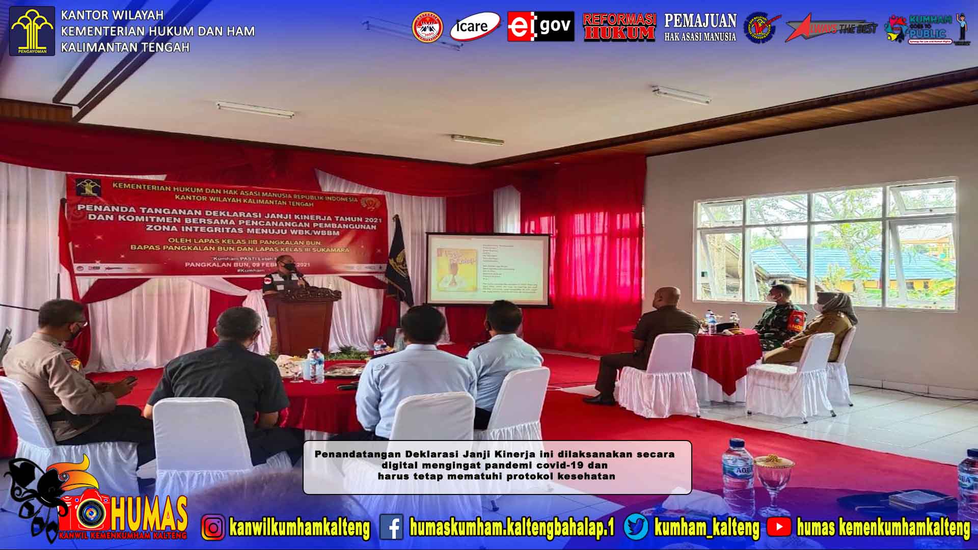 Pencanangan ZI 3 UPT Dihadiri Kakanwil dan Unsur Forkopimda Daerah