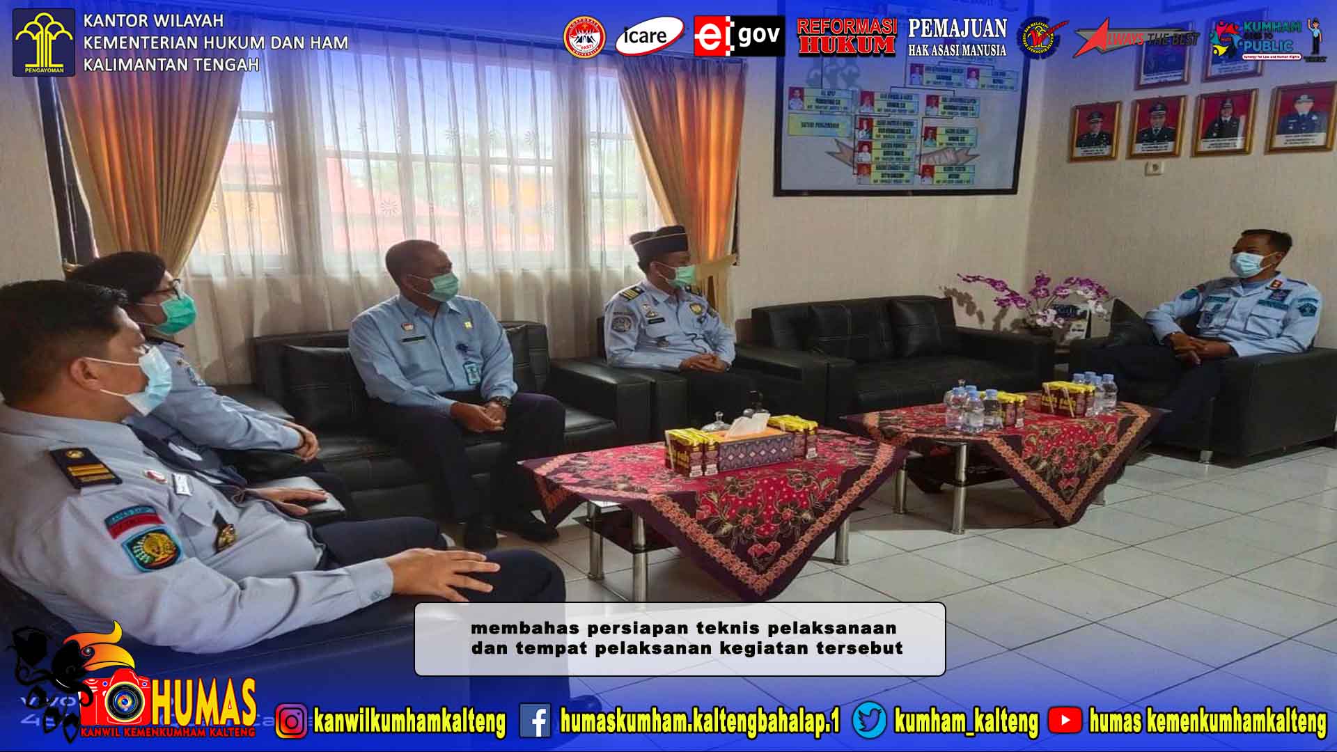 Kalapas Terima Perwakilan UPT Imigrasi dan Bapas Sampit