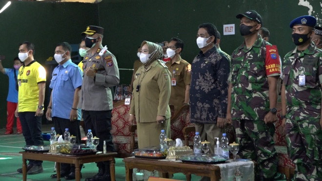 Bupati Kobar Buka Turnamen Bulu Tangkis Bupati Cup 2022