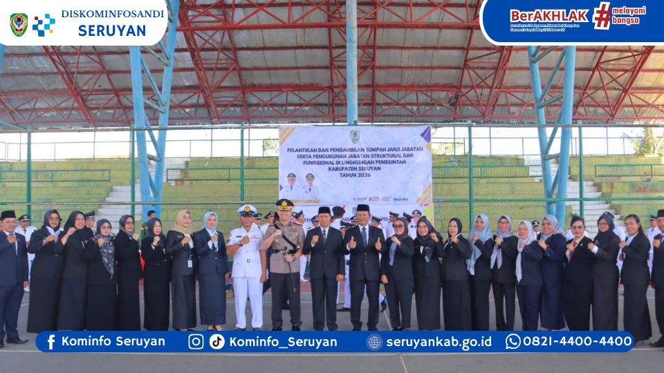 Penyegaran Birokrasi, Bupati Seruyan Kukuhkan Penjabat Kepala Desa