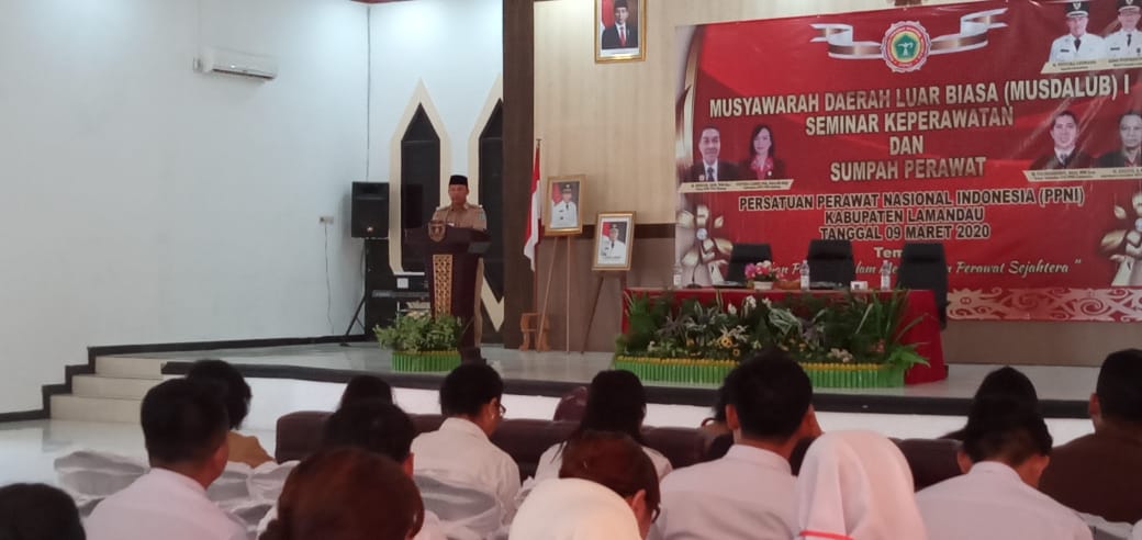 MUSDALUB dan Pengambilan Sumpah Janji Perawat se-Kabupaten Lamandau