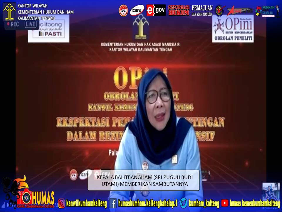 Rupbasan Ikuti Webinar Sosialisasi Ekspektasi Pemangku Kepentingan Dalam Rezim Kekayaan Intelektual yang Responsif