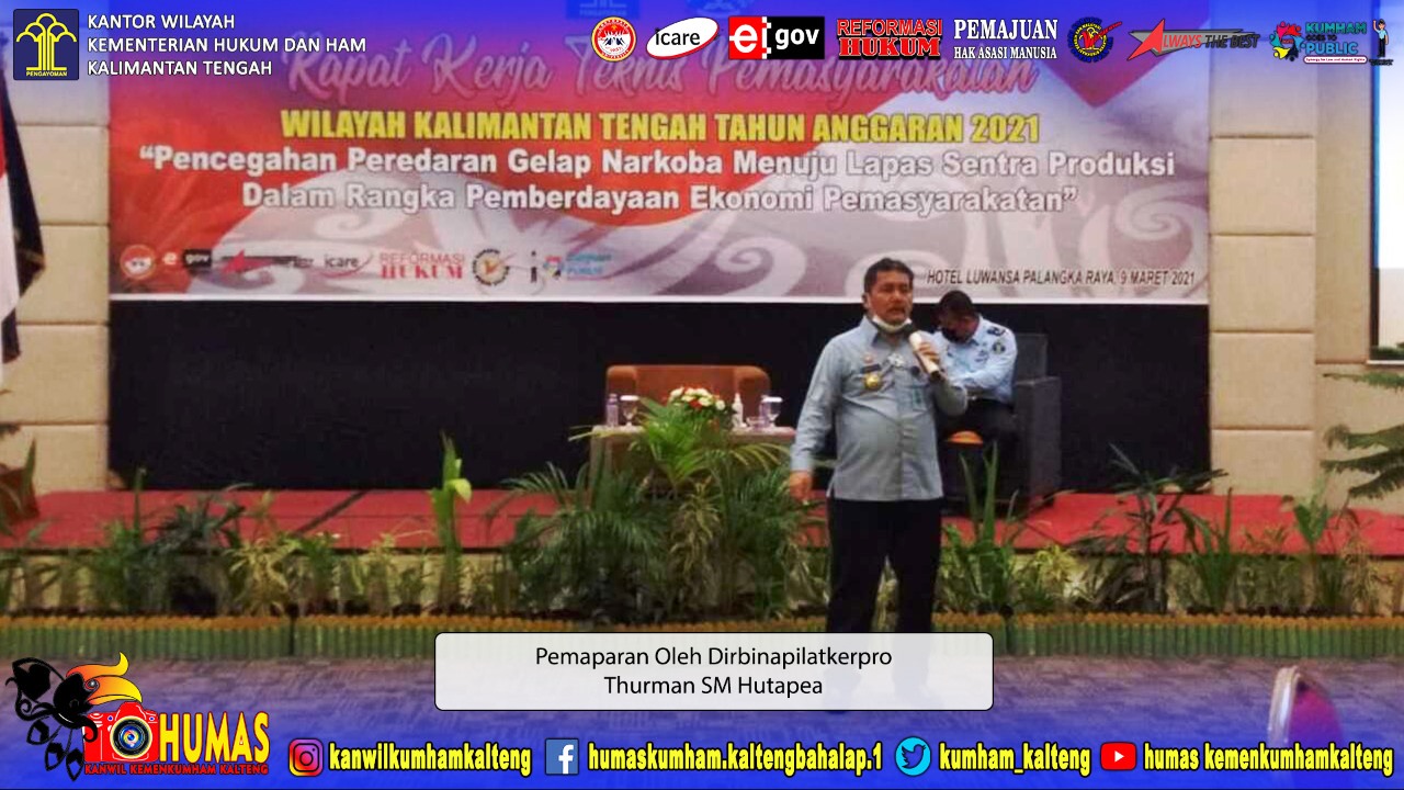 Karutan Kuala Kapuas Ikuti Rakernis Pemasyarakatan di Palangka Raya