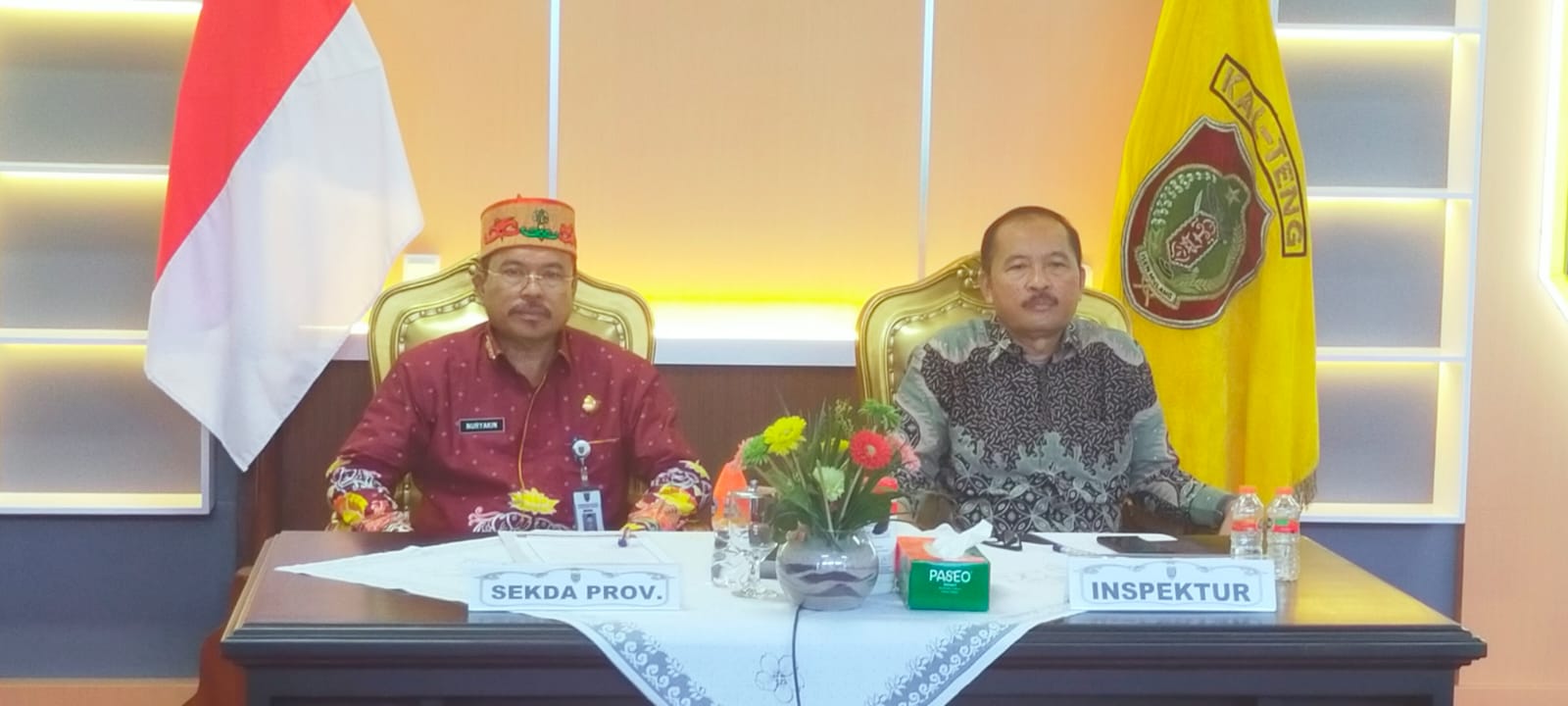 Sekda Nuryakin ikuti secara virtual Kegiatan Penandatanganan Komitmen Aksi Strategi Nasional Pencegahan Korupsi (Stranas PK) Tahun 2023 – 2024 