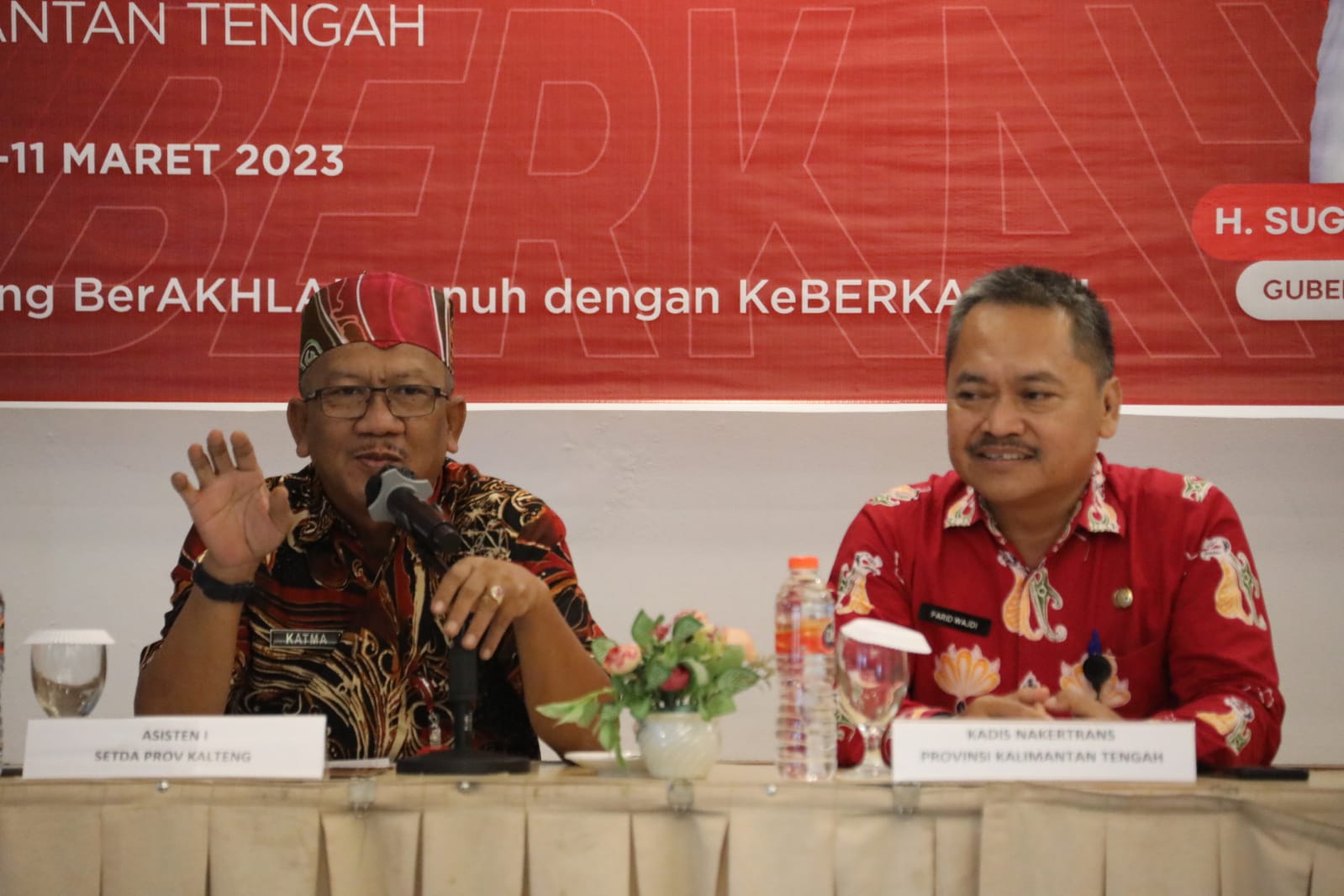 Asisten Bidang Pemerintahan dan Kesra Katma F. Dirun, Pemprov Kalteng dukung Perluasan Kesempatan Kerja di Kalteng