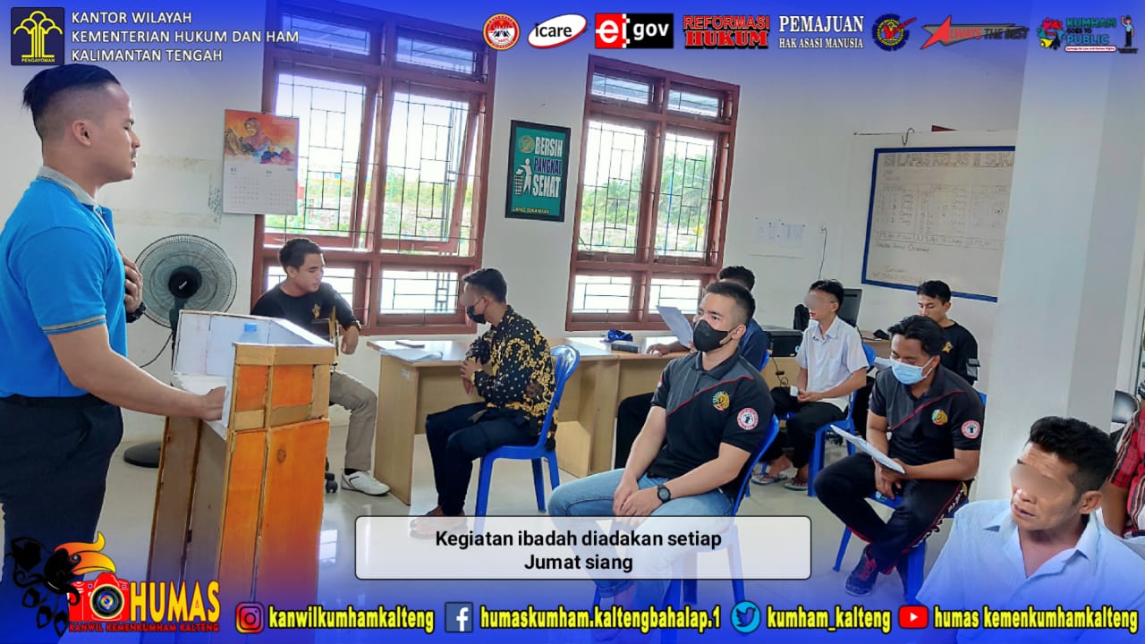 Ikuti Bimbingan Kerohanian, WBP Nasrani Lapas Sukamara Laksanakan Ibadah Persekutuan