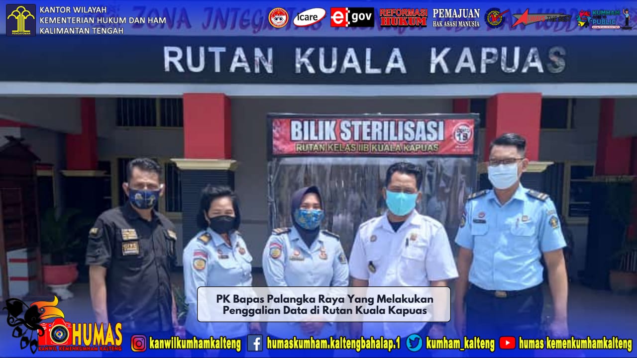 Sambangi 2 UPT Pemasyarakatan, PK Bapas Palangka Raya Gali Data WBP Guna Susun Litmas 