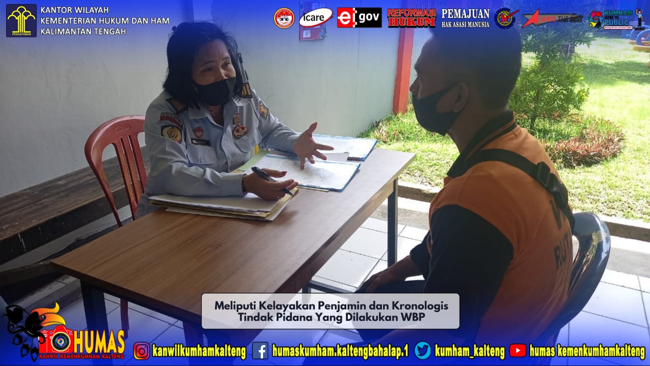 Sambangi 2 UPT Pemasyarakatan, PK Bapas Palangka Raya Gali Data WBP Guna Susun Litmas 