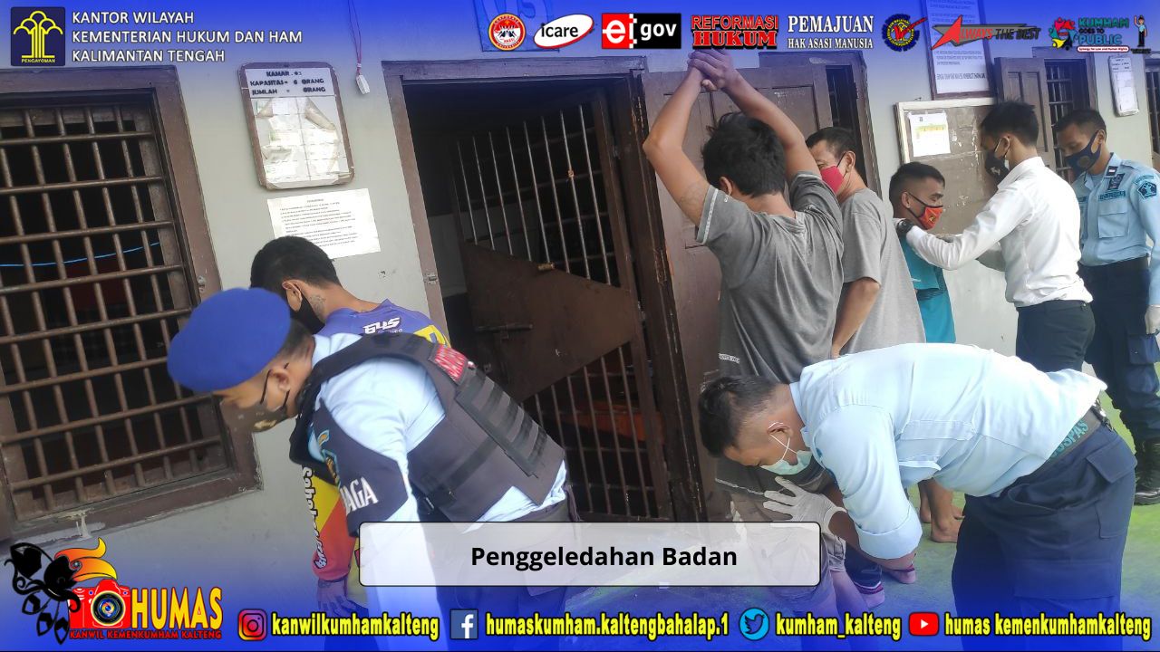 Rutan Kelas IIB Tamiang Layang beserta Polres Barito Timur Gelar Razia dan Penggeledahan