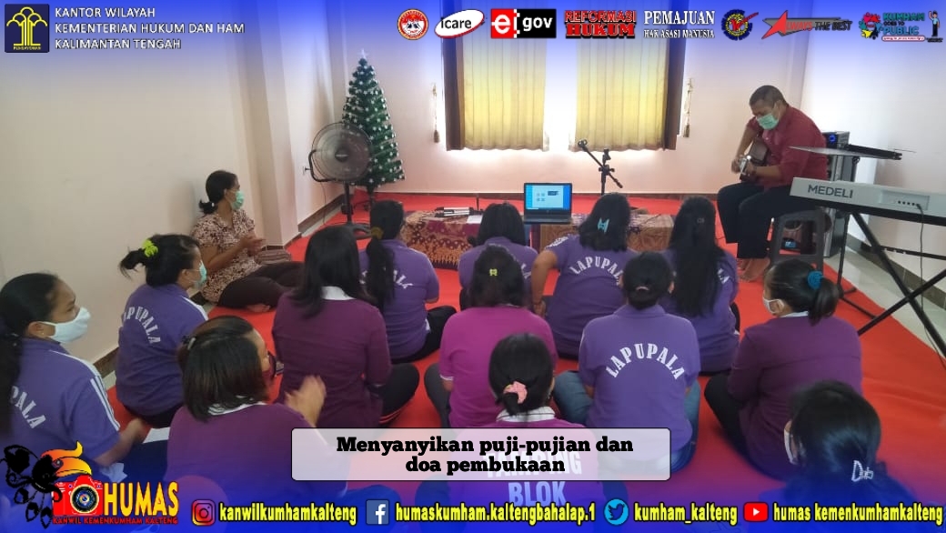 WBP Lapupala Ikuti Kegiatan Pertumbuhan Iman Online dengan Tema Theology Proper Bersama Kementerian Agama