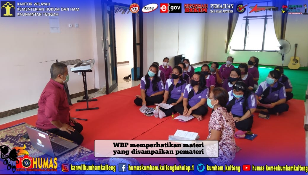 WBP Lapupala Ikuti Kegiatan Pertumbuhan Iman Online dengan Tema Theology Proper Bersama Kementerian Agama