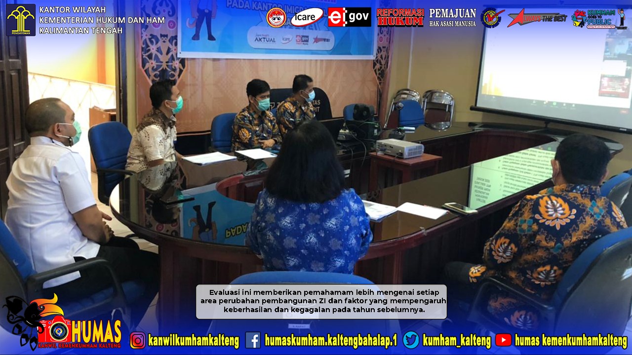 Tim ZI Karsa Ikuti Evaluasi Pembangunan Zona Integritas Menuju WBK dan WBBM Tahun 2021