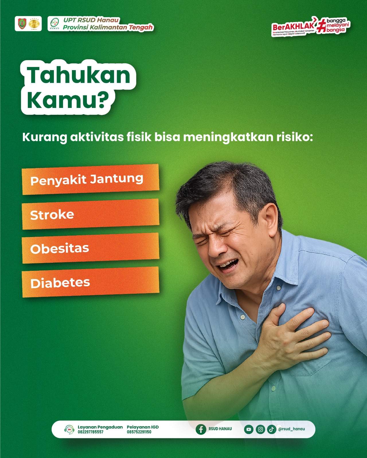 Hari Aktivitas Fisik Sedunia, RSUD Hanau Ajak Masyarakat Hidup Aktif