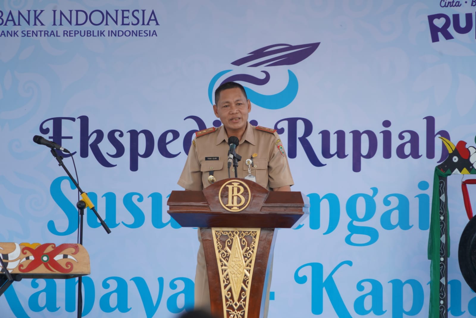 SAG Yuas Elko Lepas Tim Kas Keliling Ekspedisi Rupiah Susur Sungai Bank Indonesia