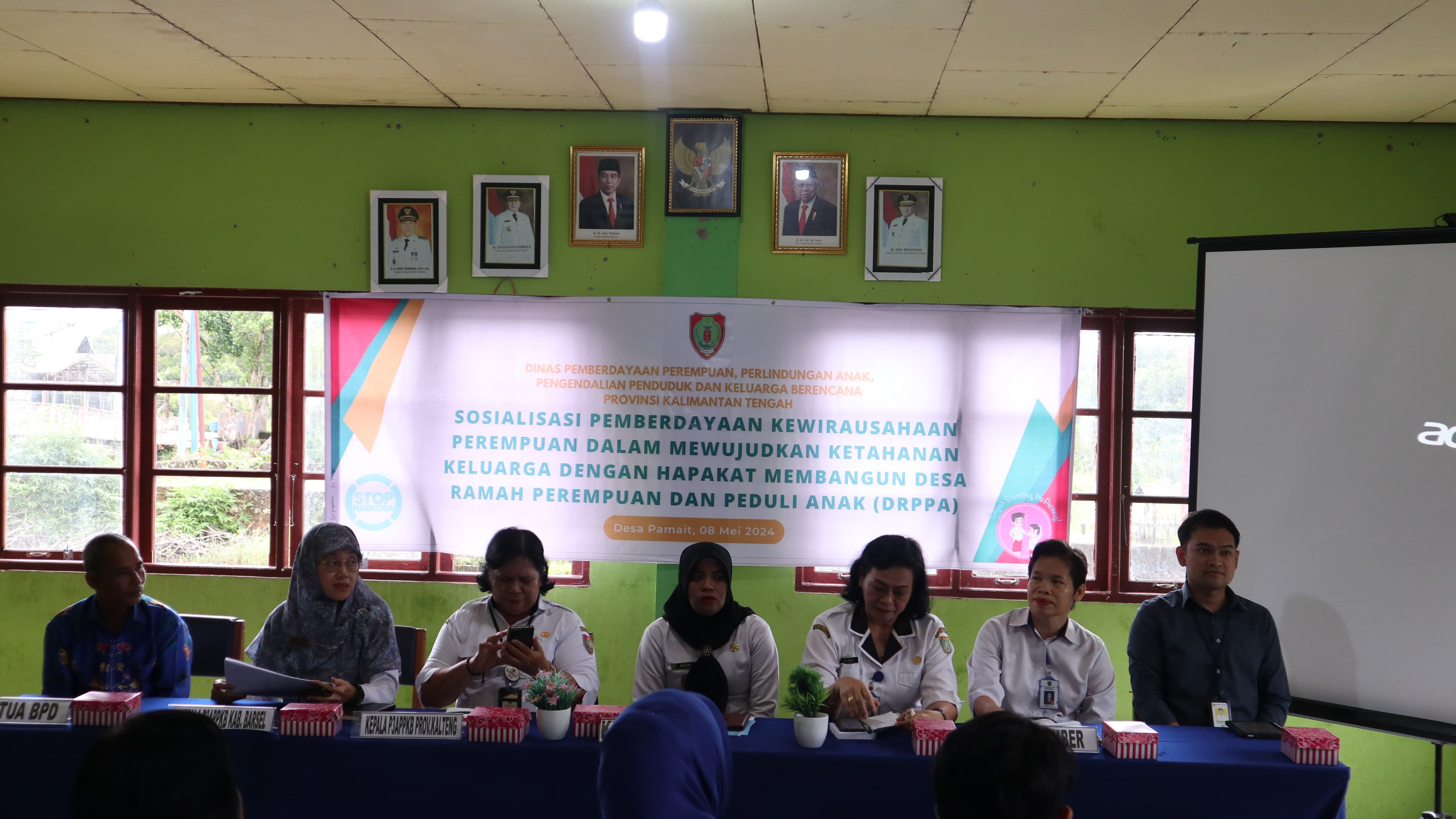 DP3APPKB Prov. Kalteng Gelar Sosialisasi Pergub No. 52 Tahun 2023 Tentang Hapakat Bawi Lewu di Kab. Barito Selatan