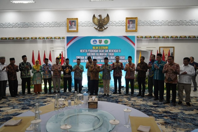 Gubernur Kalteng Gelar Ramah Tamah bersama Menteri Dikdasmen RI