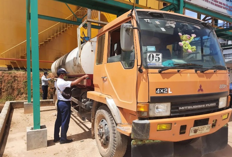 Dishub Kalteng Laksanakan Kegiatan Inspeksi Angkutan Hasil Produksi Pertambangan dan Perkebunan di Kabupaten Lamandau