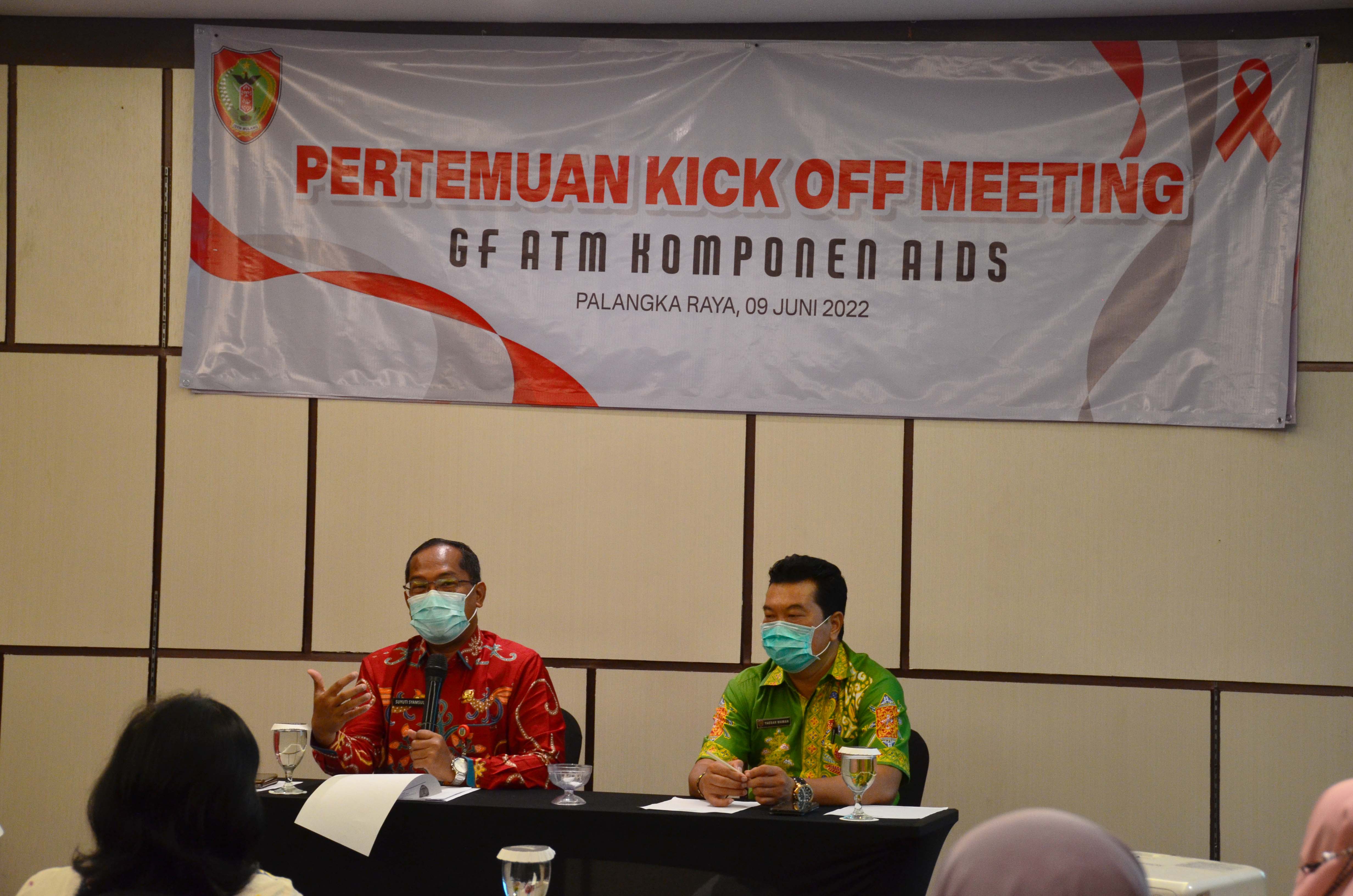 Dinas Kesehatan Prov. Kalteng Laksanakan Pertemuan Kick Off Meeting GF ATM Komponen AIDS