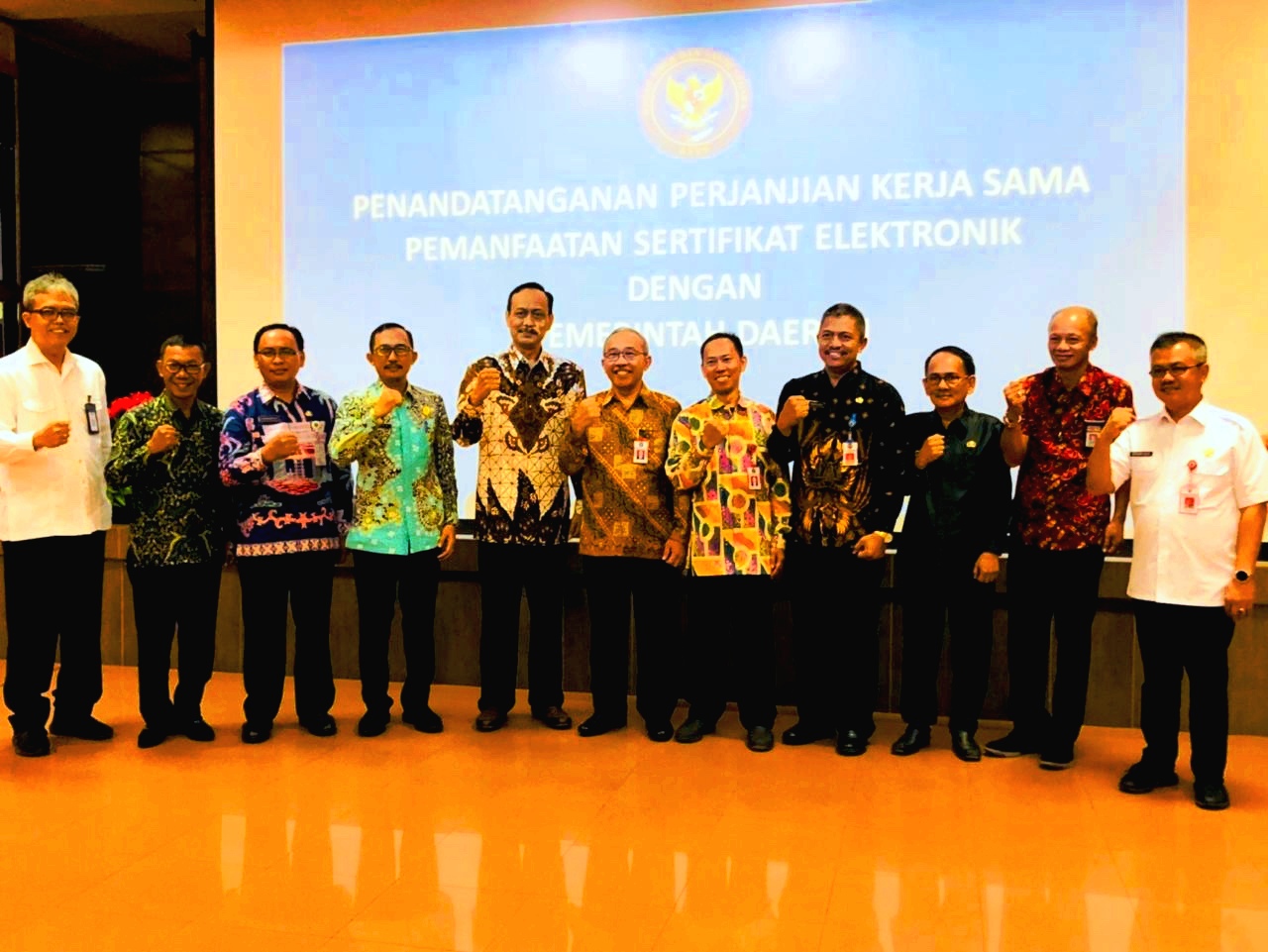 Pemkab Kapuas dan BSSN Jalin Kerja Sama