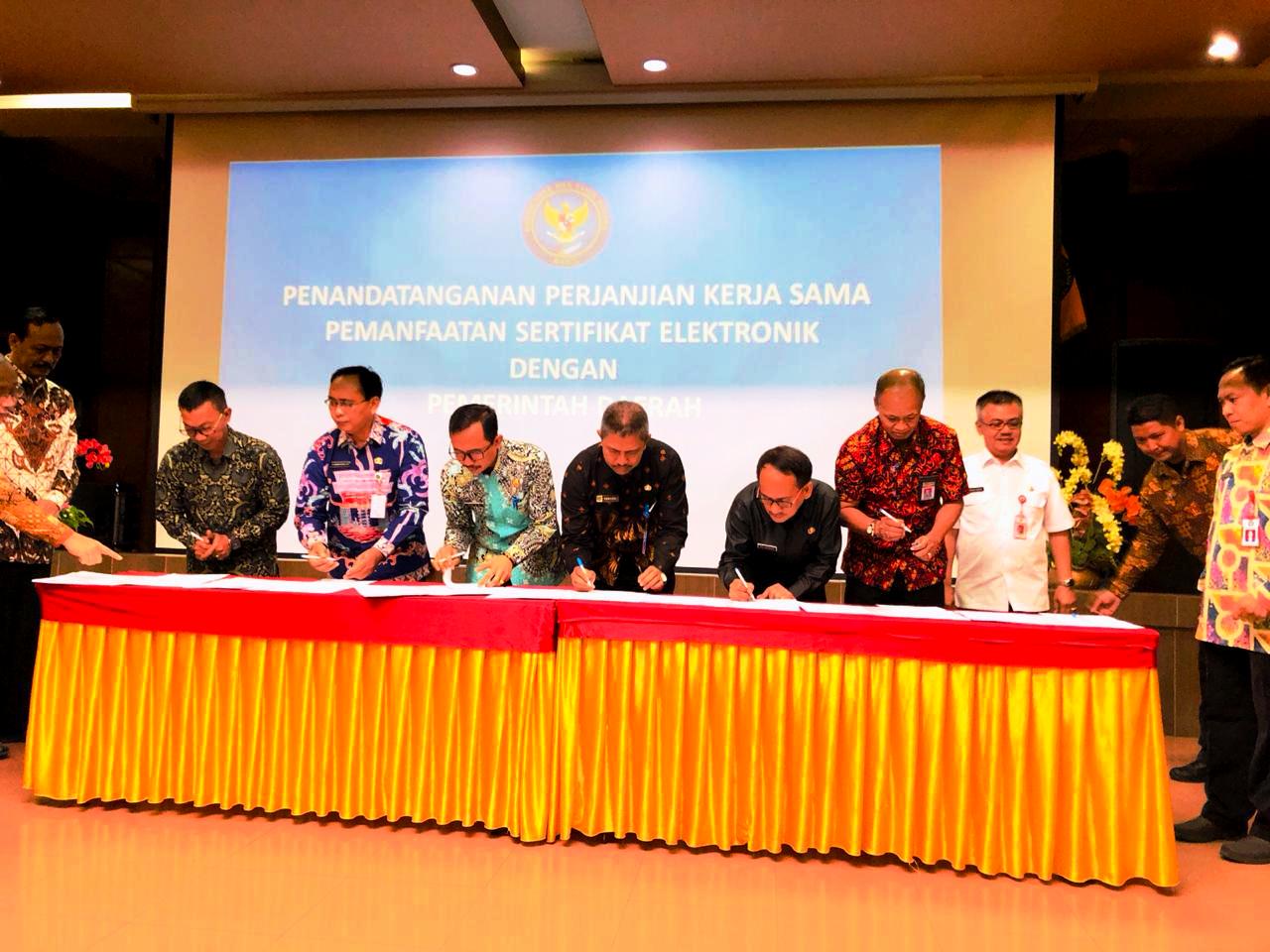 Pemkab Kapuas dan BSSN Jalin Kerja Sama
