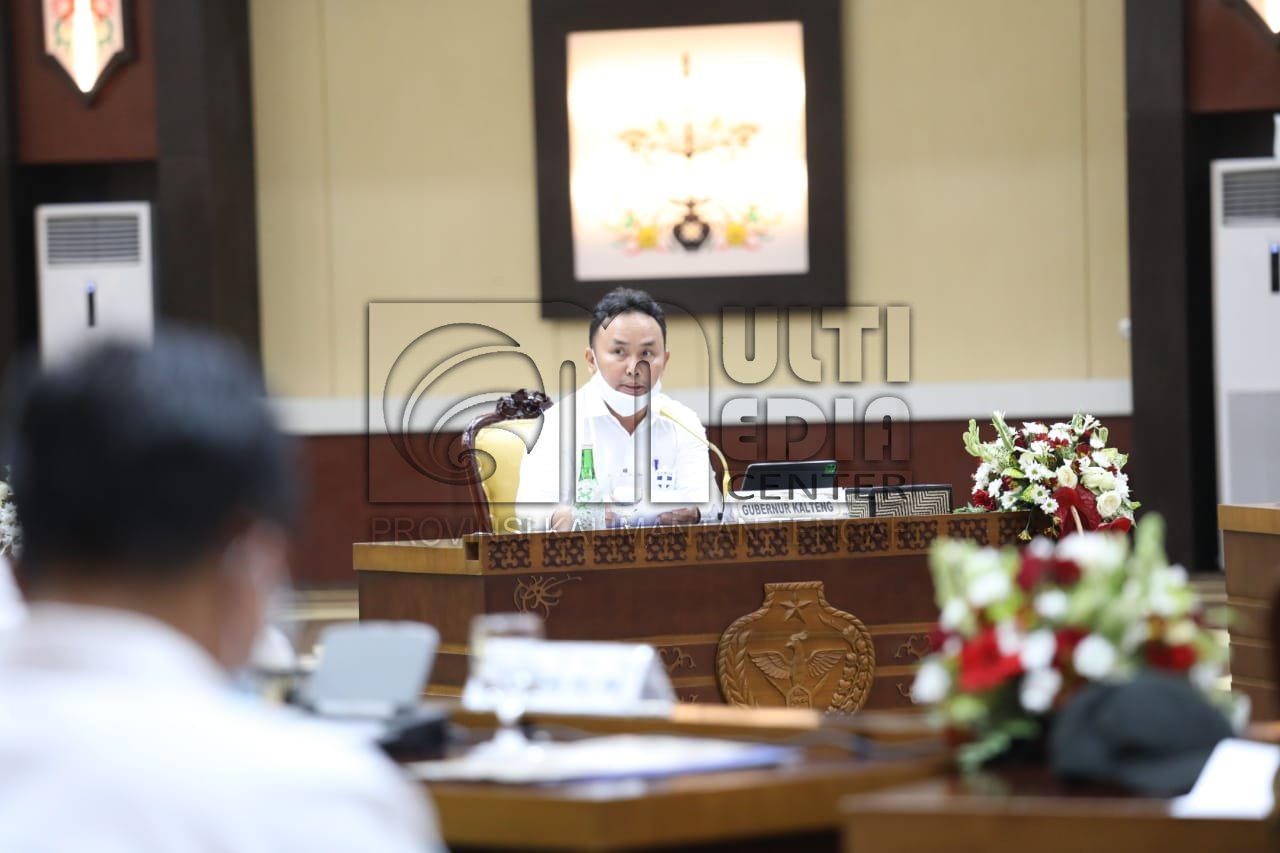 Presiden Beri Arahan Dalam Penanganan Covid-19 di Kalteng