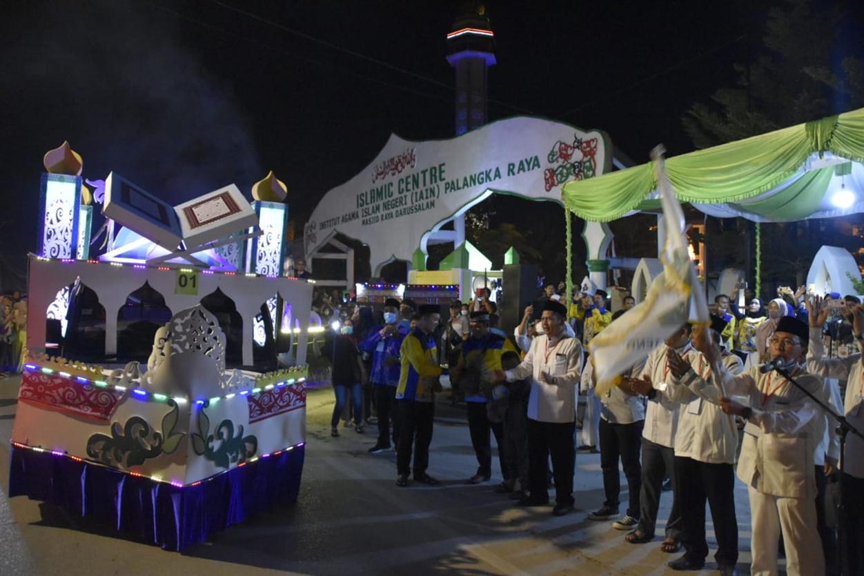 PHBI Prov. Kalteng Selenggarakan Pawai Takbir Sambut Hari Raya Iduladha 1443 Hijriah / 2022 M