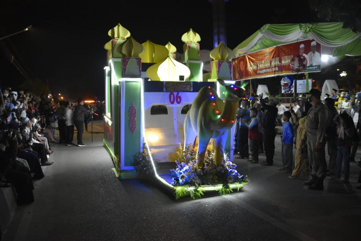 PHBI Prov. Kalteng Selenggarakan Pawai Takbir Sambut Hari Raya Iduladha 1443 Hijriah / 2022 M