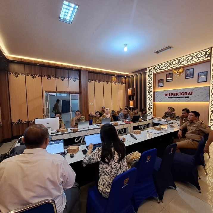 Inspektorat Daerah Prov. Kalteng Laksanakan Pendampingan Penilaian Mandiri SPIP Terintegrasi