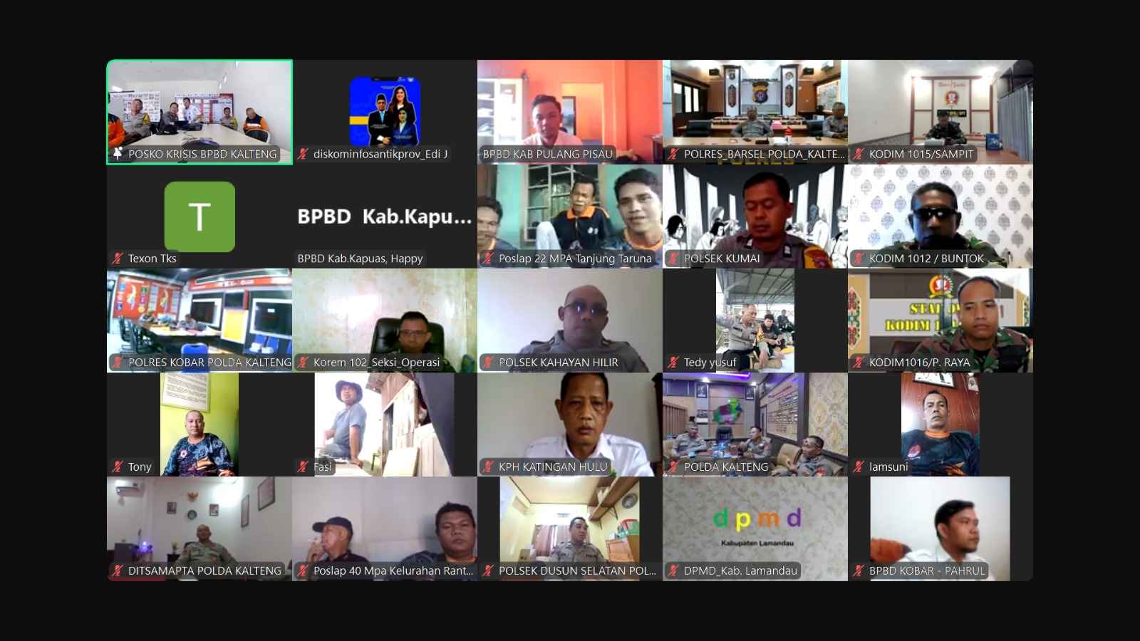 Perkuat Penanganan Karhutla, BPB-PK Kalteng Siapkan 77 Pos Lapangan