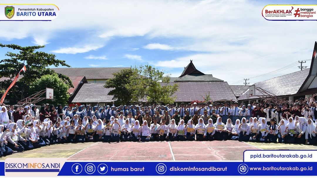 Pj. Barito Utara Dampingi Gubernur Kalimantan Tengah Kunjungi SMAN 1 Muara Teweh