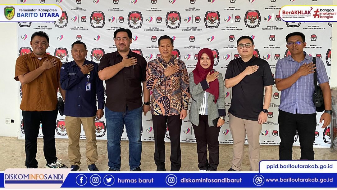 Sekda Barito Utara Lakukan Monitoring Produksi Surat Suara di Pasuruan