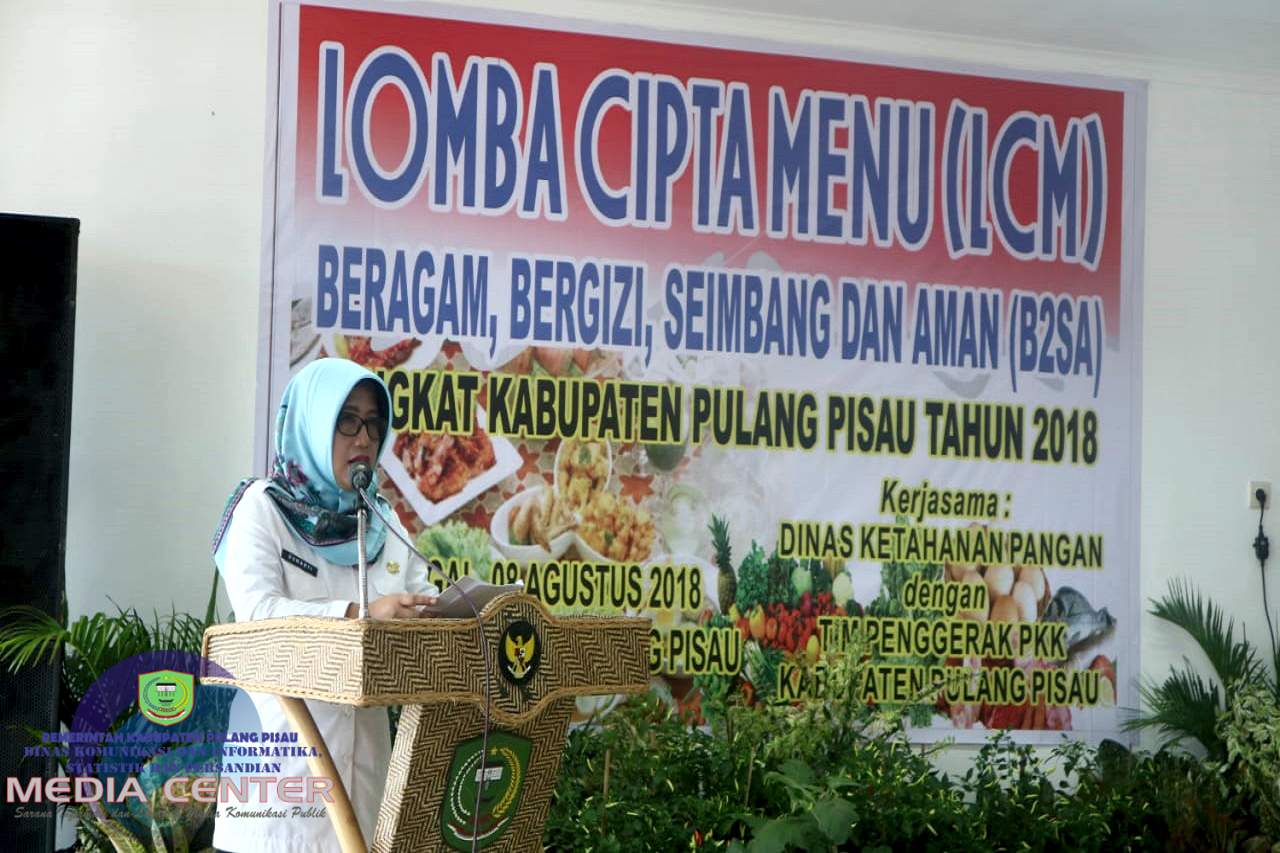 Pj. Bupati Pulang Pisau Buka Secara Resmi Lomba Cipta Menu B2SA