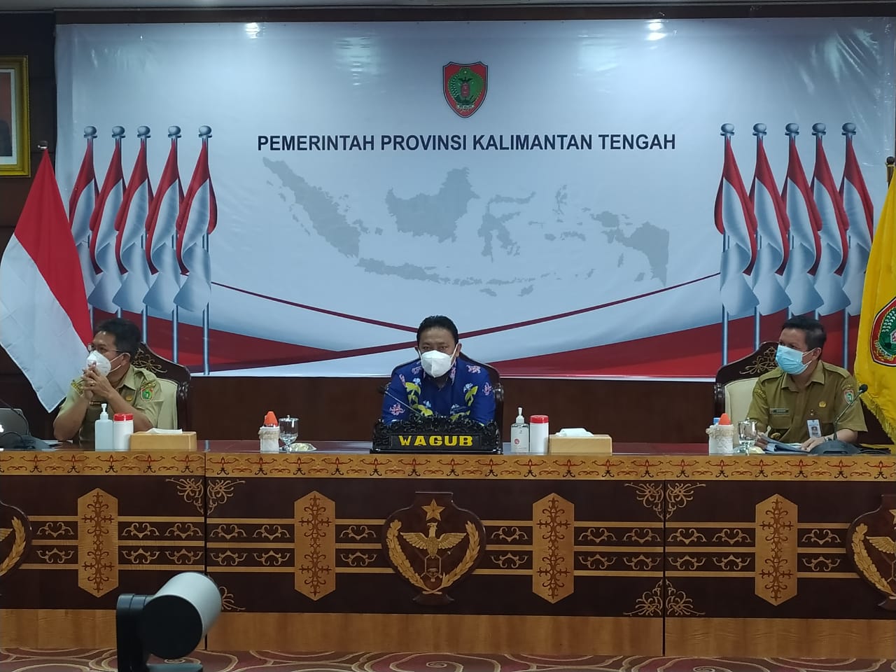 Wagub Kalteng Hadiri Peluncuran Sistem Online Single Submission Berbasis Risiko