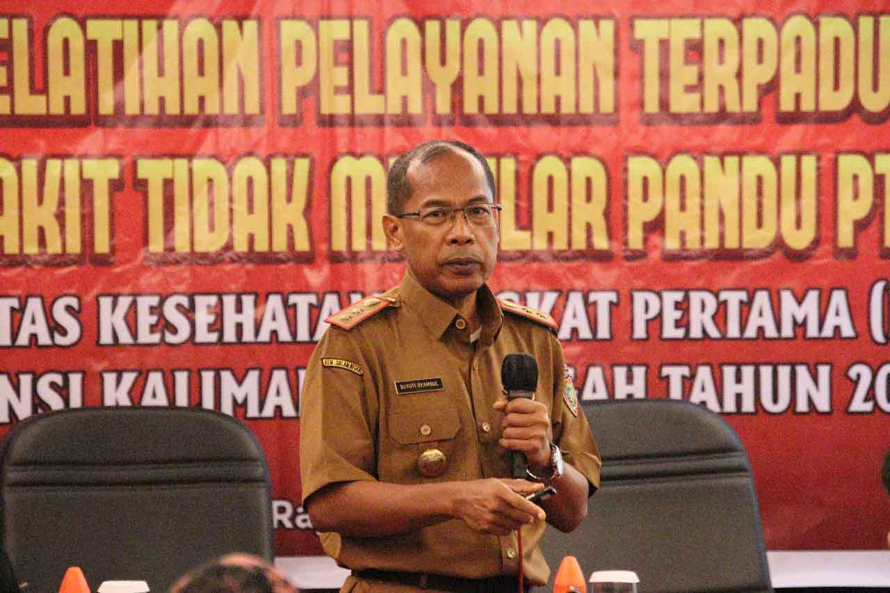 Dinkes Kalteng Gelar Pelatihan Pelayanan Terpadu Penyakit Tidak Menular di Fasilitas Kesehatan Tingkat Pertama