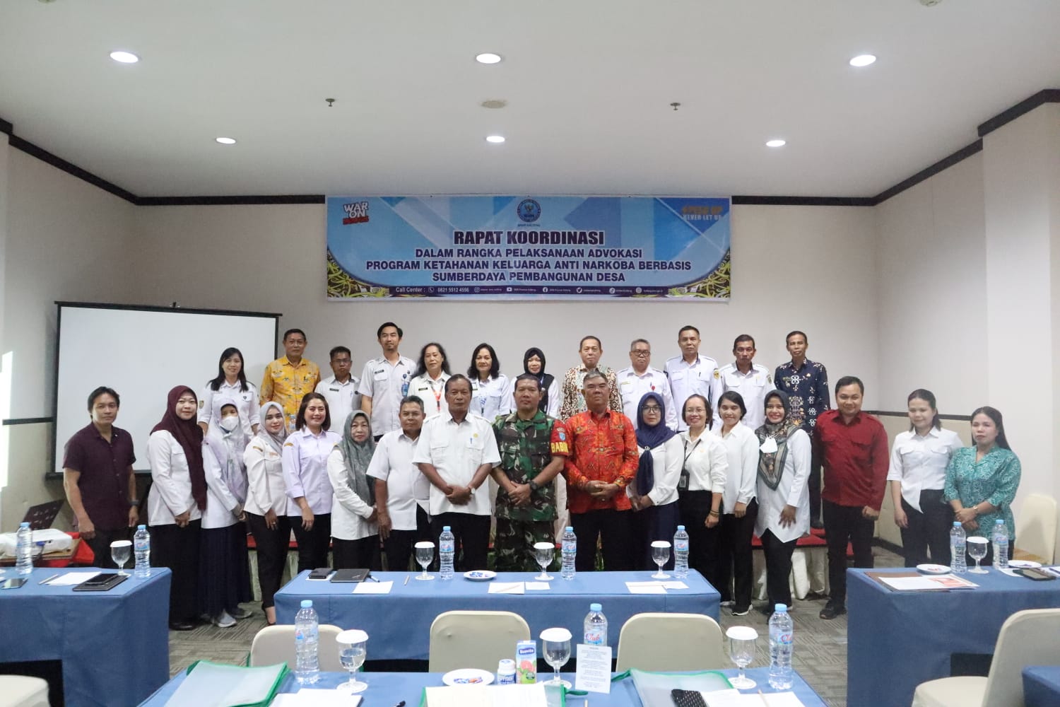 Badan Kesbangpol Prov. Kalteng Hadiri Rakor Pelaksanaan Advokasi Program Ketahanan Keluarga Anti Narkoba