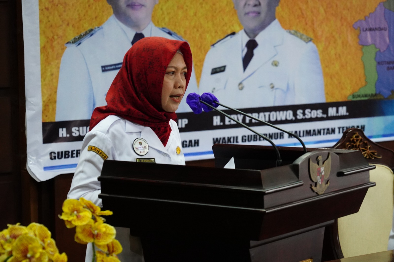 Asisten Ekbang Sri Widanarni Buka Rakor dan Sosialisasi Penyusunan Rencana Penanggulangan Bencana Provinsi Kalteng Tahun 2023