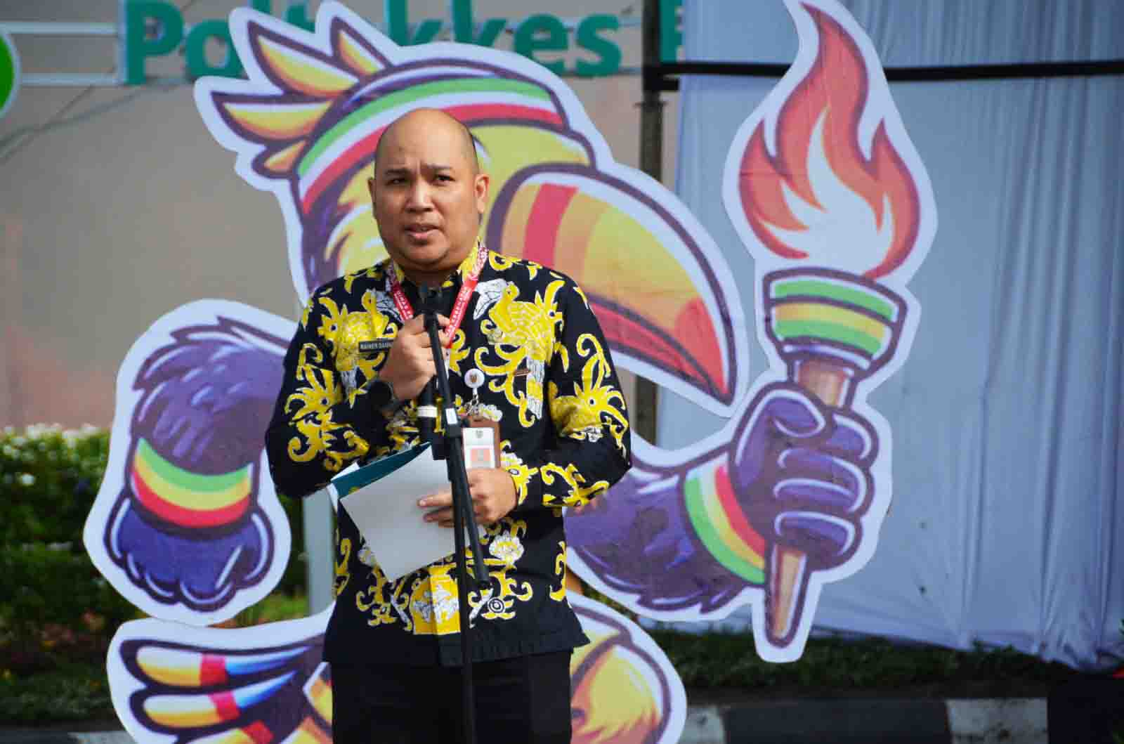 Pekan Olahraga dan Seni Mahasiswa Kesehatan Poltekkes (Pornimakes) V Regional II Kalimantan Resmi Dibuka
