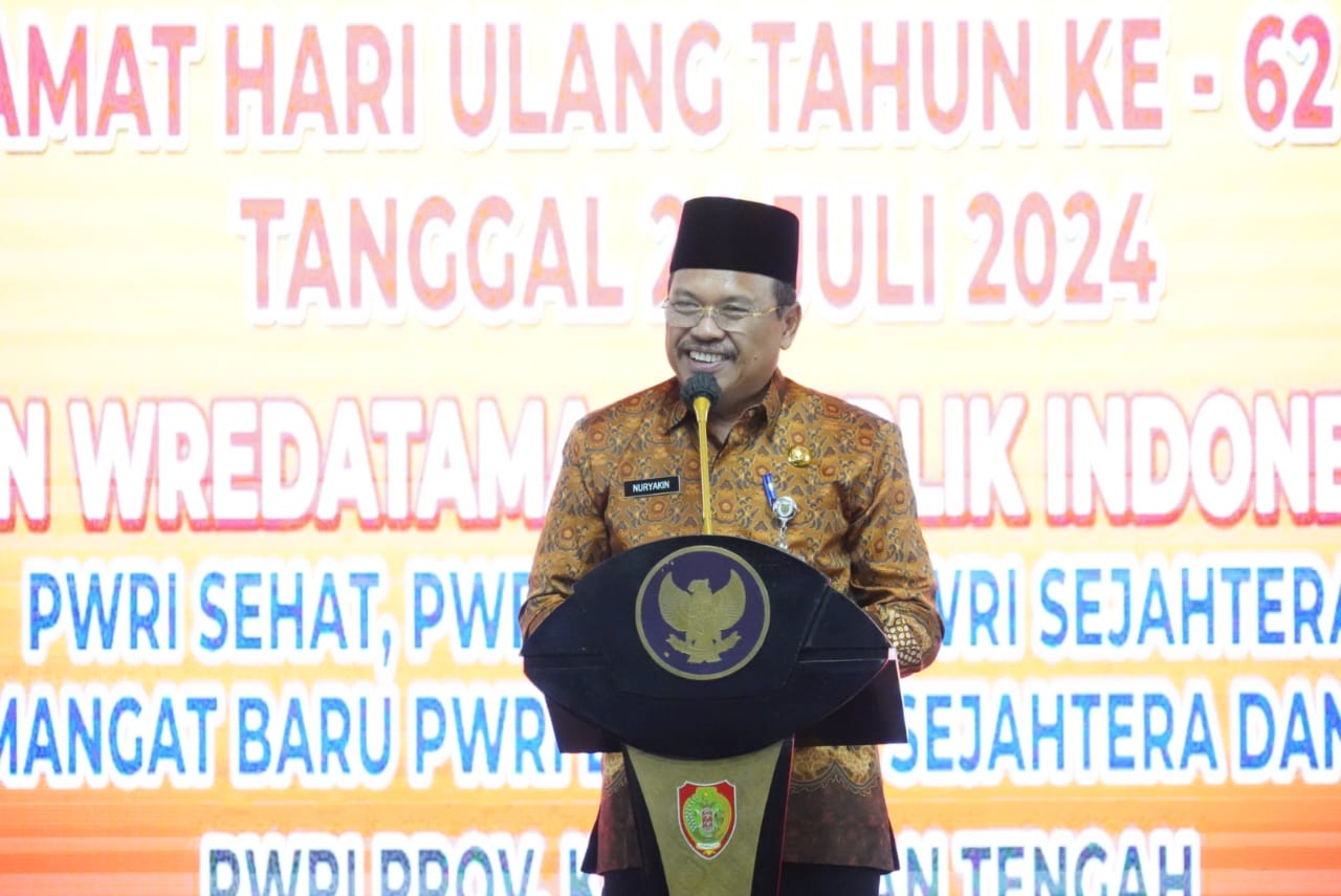 Masuki Usia ke 62 Tahun, Sekda Nuryakin Harapkan PWRI  Makin Berkontribusi Positif Dukung Program Pemerintah