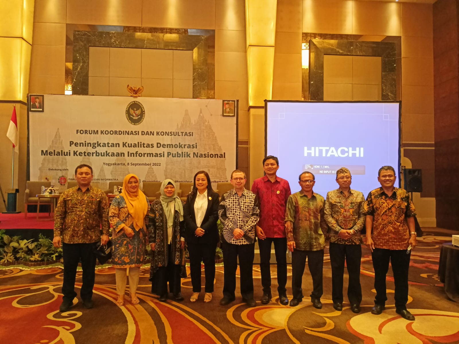 Diskominfo Kalteng Hadiri FKK Keterbukaan Informasi Publik